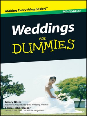 cover image of Weddings For Dummies